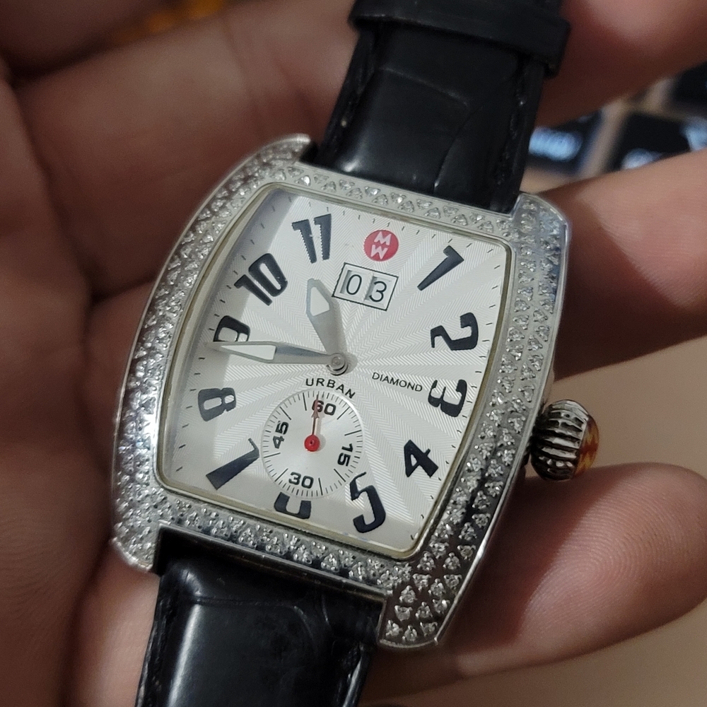 Michele Urban Diamond Watch Large